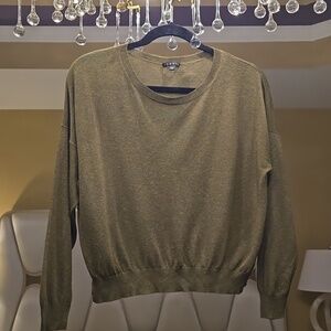 Theory Olive Women's Crewneck Sweater